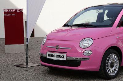 Fiat 500 Pink Barbie Stockfoto Auf Gratis Photos Com