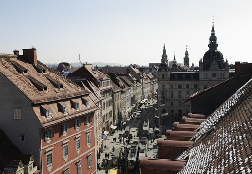 Blick auf die Grazer Altstadt 