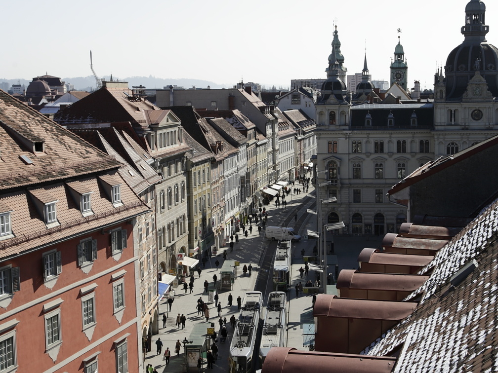 Blick über die Grazer Altstadt 