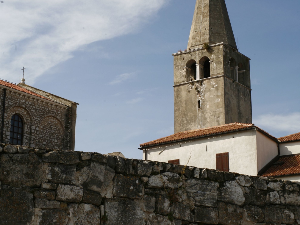 Serie Porec: Der Turm der Euphrasius-Basilika 