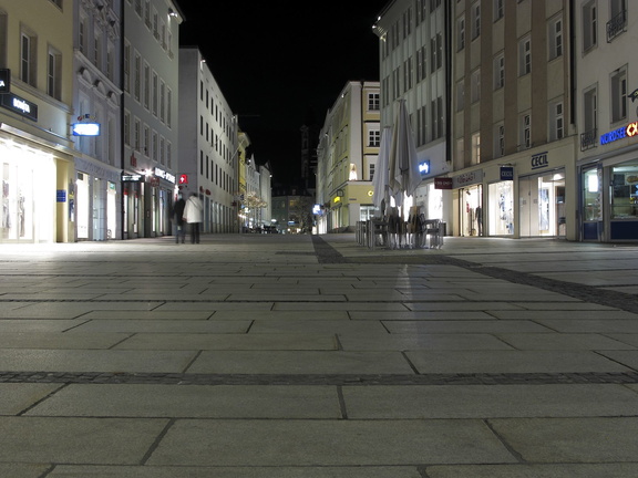 Serie: Passau - Die Ludwigstraße bei Nacht 