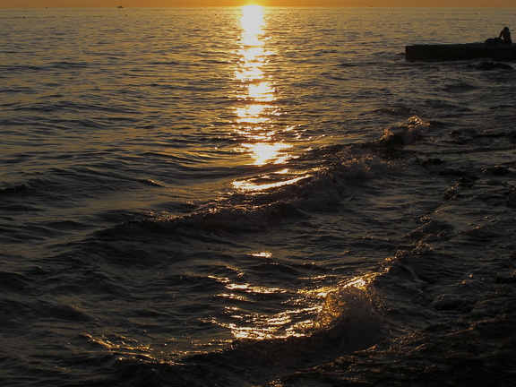 Serie: Sonnenuntergang an der kroatischen Küste 